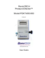 Preview for 1 page of PendoTECH PressureChecker PDKT-650-905 User Manual