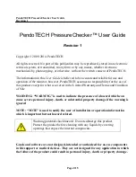 Preview for 2 page of PendoTECH PressureChecker PDKT-650-905 User Manual