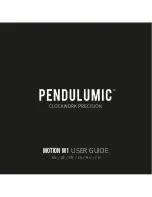 Pendulumic MOTION M1 User Manual preview