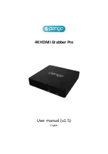 Pengo 4K HDMI Grabber Pro User Manual preview