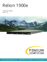 Preview for 1 page of Penguin Computing Relion 1900e Technical Manual