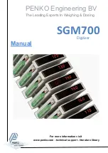 PENKO SGM700 Series Manual preview