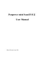 Penpower Technology mini ScanEYE? User Manual preview