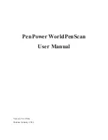 Penpower Technology WorldPanScan USB User Manual preview