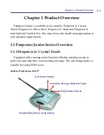 Предварительный просмотр 8 страницы Penpower Junior Crystal Touch User Manual