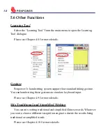 Предварительный просмотр 63 страницы Penpower Junior Crystal Touch User Manual