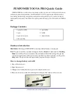 Preview for 3 page of Penpower TOOYA PRO Quick Manual