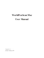 Preview for 1 page of Penpower WorldPenScan Mac User Manual