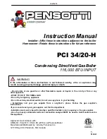 PENSOTTI PCI 20-H Instruction Manual предпросмотр