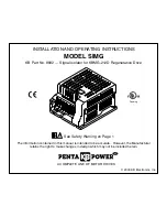 Preview for 1 page of Penta KB Power KBMG-212D Installation And Operating Instructions Manual