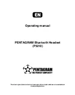 Preview for 3 page of Pentagram P3210 Operating Manual