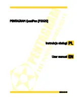 Pentagram QuadPen P2020 User Manual preview