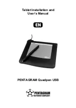 Предварительный просмотр 3 страницы Pentagram Quadpen USB Installation And User Manual