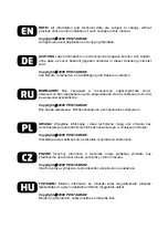 Предварительный просмотр 2 страницы Pentagram Virtuoso P 2005 Instruction Manual