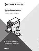 Pentair Flotec FPDC 30 Installation And Operation Manual preview