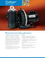 Pentair Pool Products Challenger Brochure preview