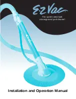 Pentair Pool Products E-Z Vac Installation And Operation Manual preview