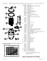 Preview for 4 page of Pentair Pool Products Filter CFW Series Owner'S Manual