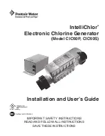 Pentair Pool Products IntelliChlor CIC60P Installation And User Manual предпросмотр