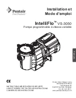 Preview for 79 page of Pentair Pool Products INTELLIFLO VS-3050 Installation And User Manual