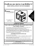 Preview for 37 page of Pentair Pool Products MiniMax 200 Operation & Installation Manual