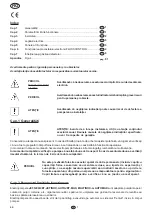 Preview for 68 page of Pentair Pool Products NOCCHI AUTOJET 60/50 Use And Maintenance Manual