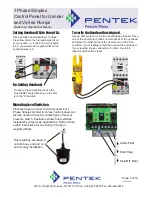 Preview for 5 page of Pentair Pool Products PENTEK G2D-01 Owner And Operational Manual