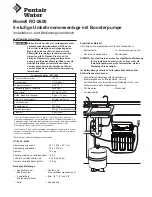 Preview for 25 page of Pentair Pool Products RO-2600 Installation And Operation Manual