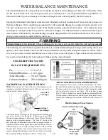 Предварительный просмотр 20 страницы Pentair 400, 600, 800, 1000, 230 Owner'S Operation Manual