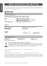 Предварительный просмотр 2 страницы Pentair 620424-EU Installation And User Manual