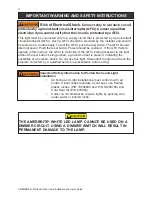Предварительный просмотр 4 страницы Pentair AMERBRITE Installation & User Manual