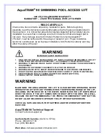 Preview for 2 page of Pentair AQUATRAM 90 Installation And User Manual