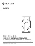 Preview for 1 page of Pentair Aurora 1070-AP Series Instruction, Installation, Maintenance And Repair Manual