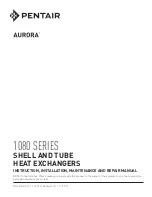 Preview for 1 page of Pentair Aurora 1080 Series Instruction, Installation, Maintenance And Repair Manual