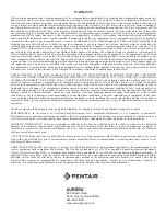 Preview for 8 page of Pentair Aurora 1080 Series Instruction, Installation, Maintenance And Repair Manual