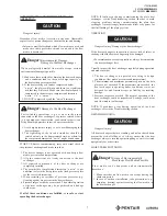 Preview for 7 page of Pentair AURORA 1082PF Instruction, Installation, Maintenance And Repair Manual