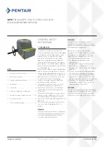 Preview for 1 page of Pentair Biffi F02 Installation And Maintenance Instructions Manual