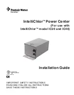 Pentair C20 Installation Manual preview