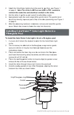 Предварительный просмотр 11 страницы Pentair COLORVISION Installation And User Manual