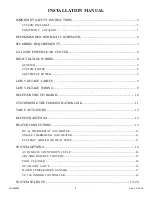 Preview for 2 page of Pentair Compool LX-100EZ Installation And Owner'S Manual