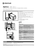 Предварительный просмотр 1 страницы Pentair DigiTrace AMC-2B-2 Installation Instructions