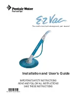 Pentair e-z vac Installation And User Manual preview