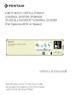 Preview for 1 page of Pentair EasyTouch Installation Manual