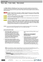 Pentair ERICO TDX 50C Series Instruction Sheet предпросмотр