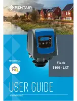 Pentair Fleck 5800 LXT User Manual предпросмотр