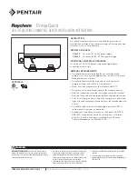 Preview for 1 page of Pentair FreezGard CCH-1C Installation Instructions