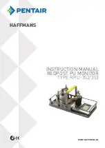 Pentair HAFFMANS RPU-352 Instruction Manual preview