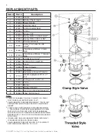 Preview for 6 page of Pentair HI FLOW SIX-WAY 1-1/2 INCH TOP MOUNT VALVE Installation And User Manual