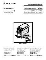 Pentair Hydromatic FG-3100RF Owner'S Manual preview