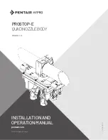 Pentair Hypro ProStop-E Quad 4216N-3403VPSQ Installation And Operation Manual предпросмотр